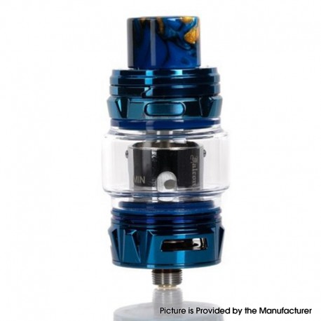 [Ships from Bonded Warehouse] Authentic HorizonTech Falcon King Sub-Ohm Tank Atomizer - Blue, 0.38 / 0.16 Ohm, 6ml, 25.4mm