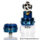 [Ships from Bonded Warehouse] Authentic HorizonTech Falcon King Sub-Ohm Tank Atomizer - Blue, 0.38 / 0.16 Ohm, 6ml, 25.4mm