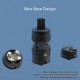 Authentic Auguse Era MTL RTA Rebuildable Tank Atomizer - Matte Silver, Stainless Steel + Glass, 3ml, 22mm Diameter