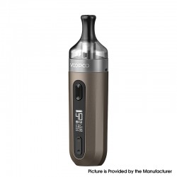 [Ships from Bonded Warehouse] Authentic VOOPOO V.SUIT VW Pod System Kit - Warm Gray, 5~40W, 1200mAh, 2.0ml, 1.2ohm / 0.8ohm