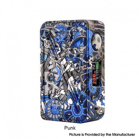 Authentic Storm Subverter 200W TC VW Variable Wattage Box Mod - Punk, ABS + Stainless Steel, 5~200W, 2 x 18650