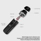 Authentic Nevoks Veego Pod System VW Starter Kit - Sargin Grey, 1100mAh, 5~30W, 4.5ml, 0.6ohm / 1.0ohm