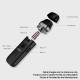 Authentic Nevoks Veego Pod System VW Starter Kit - Space Black, 1100mAh, 5~30W, 4.5ml, 0.6ohm / 1.0ohm