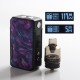 Authentic VOOPOO Drag Mini Platinum 117W 4400mAh VW Box Mod Kit w/ PnP Tank - P-Purple, 5~117W (Refresh Standard Edition)