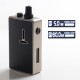 Authentic Mechlyfe Ratel XS 80W TC VW DL / MTL Rebuildable AIO Pod System Vape Kit - Brushed SS & Carbon Fiber, 5~80W, 1 x 18650