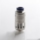 Authentic Wotofo Profile RDTA / RDA Rebuildable Dripping Tank Vape Atomizer w/ BF Pin - Silver, 6.2ml, 25mm Diameter