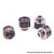 Authentic Aleader 510 Drip Tip for RDA / RTA / RDTA / Sub Ohm Tank Atomizer - Random Color, SS + Resin (10 PCS)