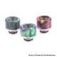 Authentic Aleader 510 Drip Tip for RDA / RTA / RDTA / Sub Ohm Tank Atomizer - Random Color, SS + Resin (10 PCS)