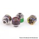 Authentic Aleader 510 Drip Tip for RDA / RTA / RDTA / Sub Ohm Tank Atomizer - Random Color, SS + Resin (10 PCS)