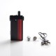 Authentic Vapefly TGO 70W 2300mAh VW Variable Wattage Pod System Vape Mod Kit - Black Red, Fingerprint, 5~70W, 4.5ml, 0.3/0.6ohm