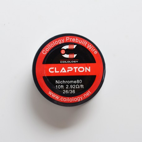 [Ships from Bonded Warehouse] Authentic Coilology Ni80 Clapton Spool Wire for RDA / RTA / RDTA - 26GA / 36GA, 2.92ohm 10FT (3m)
