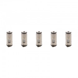 Authentic Asvape Hita Mech Mod RBA Pod Kit Replacement MTL Mesh Coil Head - Silver, 1.0ohm (5 PCS)