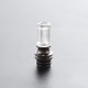 Authentic Reewape T1 510 Drip Tip Mouthpiece Kit for Vape Atomizers - Clear, 1 Stainless Steel Base + 4 Resin Mouthpieces