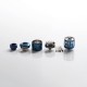 Authentic Wotofo Profile RDTA / RDA Rebuildable Dripping Tank Vape Atomizer w/ BF Pin - Blue, 6.2ml, 25mm Diameter