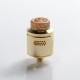 Authentic Wotofo Profile RDTA / RDA Rebuildable Dripping Tank Vape Atomizer w/ BF Pin - Gold, 6.2ml, 25mm Diameter