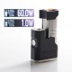 Authentic Aspire MIXX 60W VV VW Variable Wattage Vape Box Mod - Tuxedo, Aluminum + Stainless Steel, 1~60W, 1 x 18350 / 18650