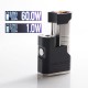 Authentic Aspire MIXX 60W VV VW Variable Wattage Vape Box Mod - Tuxedo, Aluminum + Stainless Steel, 1~60W, 1 x 18350 / 18650