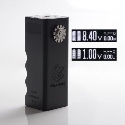 [Ships from Bonded Warehouse] Authentic Steam Crave Titan PWM V1.5 300W VV Box Mod - Black, 0.1~8.4V, 4 x 18650