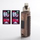 Authentic VOOPOO DRAG S 60W 2500mAh VW Mod Pod System Vape Starter Kit - Bronze Knight, 4.5ml, 0.2ohm / 0.3ohm, 5~60W