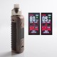 Authentic VOOPOO DRAG X 80W VW Mod Pod System Vape Starter Kit - Bronze Knight, 4.5ml, 0.15ohm / 0.3ohm, 5~80W, 1 x 18650