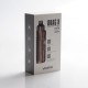 Authentic VOOPOO DRAG X 80W VW Mod Pod System Vape Starter Kit - Bronze Knight, 4.5ml, 0.15ohm / 0.3ohm, 5~80W, 1 x 18650