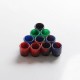 Authentic Aleader 810 Drip Tip for RDA / RTA / RDTA / Sub Ohm Tank Vape Atomizer - Random Color, Resin (10 PCS)