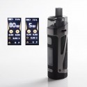 Authentic SMOKTech SMOK SCAR-P3 80W 2000mAh VW Box Mod Pod System Starter Kit - Black, Zinc Alloy, 5~80W