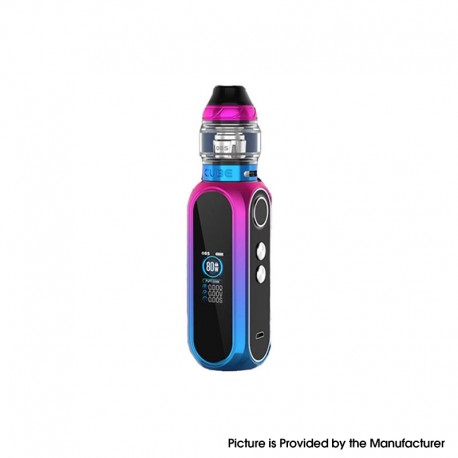 Authentic OBS Cube Pro 80W VW Box Mod Kit with Cube Tank Atomizer - Rainbow, 5~80W, 3000mAh, 4.0ml, 0.2ohm