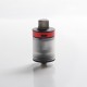 Authentic Auguse Khaos RDTA Rebuildable Dripping Tank Vape Atomizer w/ BF Pin - Black, SS + Glass / PC, 22mm, 2.0ml