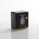 Authentic VOOPOO RTA Pod Cartridge for Drag X & Drag S Pod System Vape Mod Kit- Black, 2.0ml, SS + PCTG, 26mm Diameter