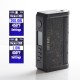 Authentic Lost Vape Centaurus DNA 250C 200W TC VW Vape Mod - Black/ Gold Chopped Carbon Fiber, 2x18650, 1~200W, 200~600'F