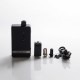 Authentic Lost Vape Gemini Hybrid Pod System Vape Mod Kit - Black Carbon Fiber, 5~80W, 1 x 18650, 4.0ml, 0.2 / 1.0ohm