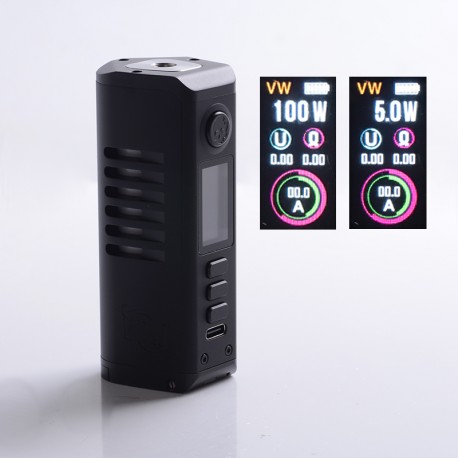 [Ships from Bonded Warehouse] Authentic DOVPO Odin 100 100W TC VW Box Mod - Matte Black, 5~100W, 1 x 18650/20700/21700