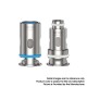 Authentic Aspire BP Double-shot Coil for BP80 Pod System Kit - 0.6ohm (45~55W) (5 PCS)