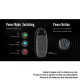 Authentic ZQ Vi 2 Pod System Starter Kit - Sky Blue, 1000mAh, 3.0ml, 0.6ohm / 1.2ohm