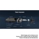 Authentic ZQ MOOX Pod System Starter Kit - Grey Gun Metal, 1100mAh, 3.0ml, 0.6ohm / 1.2ohm