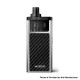 Authentic ZQ MOOX Pod System Starter Kit - Bright Silver, 1100mAh, 3.0ml, 0.6ohm / 1.2ohm