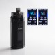 Authentic SMOKTech SMOK RPM160 160W Dual-18650 Pod System Vape Mod Kit with V9 Pod Cartridge - Black, 5~160W, 2 x 18650