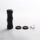 Authentic Timesvape Keen Hybrid Mechanical Mech Mod - Black, Brass, 1 x 18650 / 20700 / 21700