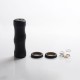 Authentic Timesvape Keen Hybrid Mechanical Mech Mod - Black, Brass, 1 x 18650 / 20700 / 21700