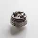 Authentic AIVAPE Scale MTL RTA Rebuildable Tank Vape Atomizer - Silver, Stainless Steel + Glass, 2.0 / 4.0ml, 22mm Diameter