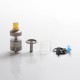 Authentic AIVAPE Scale MTL RTA Rebuildable Tank Vape Atomizer - Silver, Stainless Steel + Glass, 2.0 / 4.0ml, 22mm Diameter