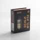 Authentic AIVAPE Scale MTL RTA Rebuildable Tank Vape Atomizer - Gold, Stainless Steel + Glass, 2.0 / 4.0ml, 22mm Diameter