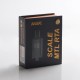 Authentic AIVAPE Scale MTL RTA Rebuildable Tank Vape Atomizer - Black, Stainless Steel + Glass, 2.0 / 4.0ml, 22mm Diameter