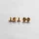 SXK Replacement Colorful Screw Set Kit for SXK BB 70W / DNA 60W Style Box Mod Kit - Gold, Stainless Steel (9 PCS)