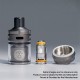 Authentic GeekVape Zeus Nano Sub Ohm Tank Clearomizer Atomizer - Blue, 2.0ml / 3.5ml, 0.4ohm / 0.6ohm, 22mm Diameter