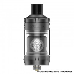 Authentic GeekVape Zeus Nano Sub Ohm Tank Clearomizer Atomizer - Gun Metal, 2.0ml / 3.5ml, 0.4ohm / 0.6ohm, 22mm Diameter