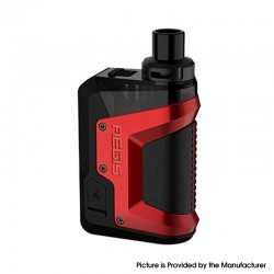 [Ships from Bonded Warehouse] Authentic GeekVape Aegis Hero 45W VW Pod System Kit - Red, 1200mAh, 5~45W, 4.0ml, 0.4ohm / 0.6ohm