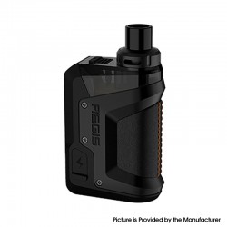 [Ships from Bonded Warehouse] Authentic GeekAegis Hero 45W VW Pod System Kit - Black, 1200mAh, 5~45W, 4.0ml, 0.4ohm / 0.6ohm