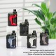 [Ships from Bonded Warehouse] Authentic GeekAegis Hero 45W VW Pod System Kit - Black, 1200mAh, 5~45W, 4.0ml, 0.4ohm / 0.6ohm